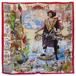 HERMÈS Les Amériques Silk Scarf